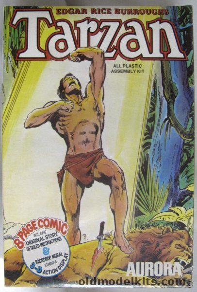 Aurora 1/8 Edgar Rice Burroughs Tarzan Comic Scenes, 181 plastic model kit